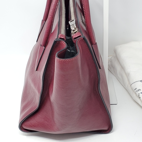 100% Auth Prada Leather Satchel Bag - Picture 4 of 14